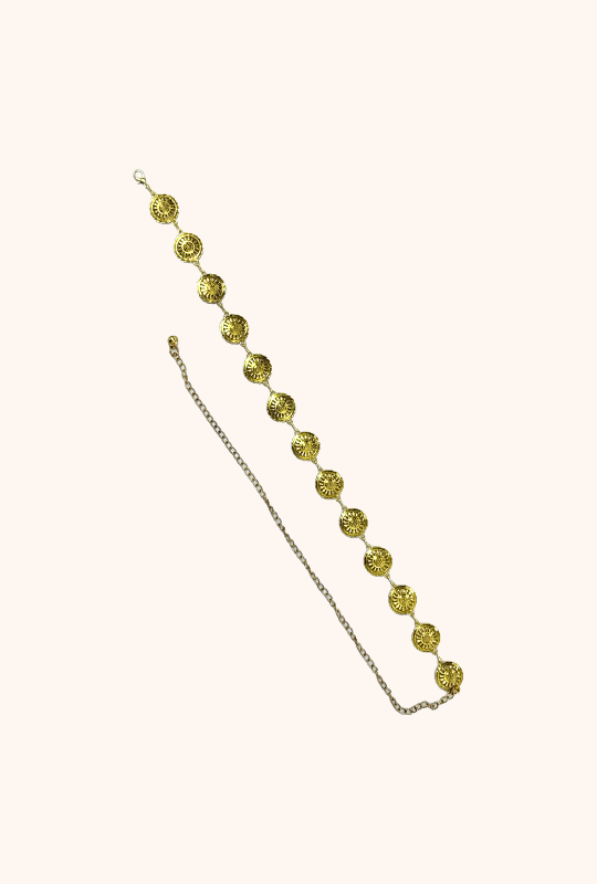 Gold Plated Waist Chain Belt For Women's