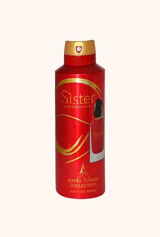 Eiffel Tower Sister Passione Red Deodorant Perfumed Body Spray - 200 ml