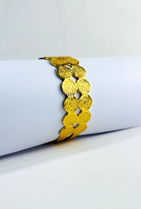 Mandala Twin Disc Bracelet