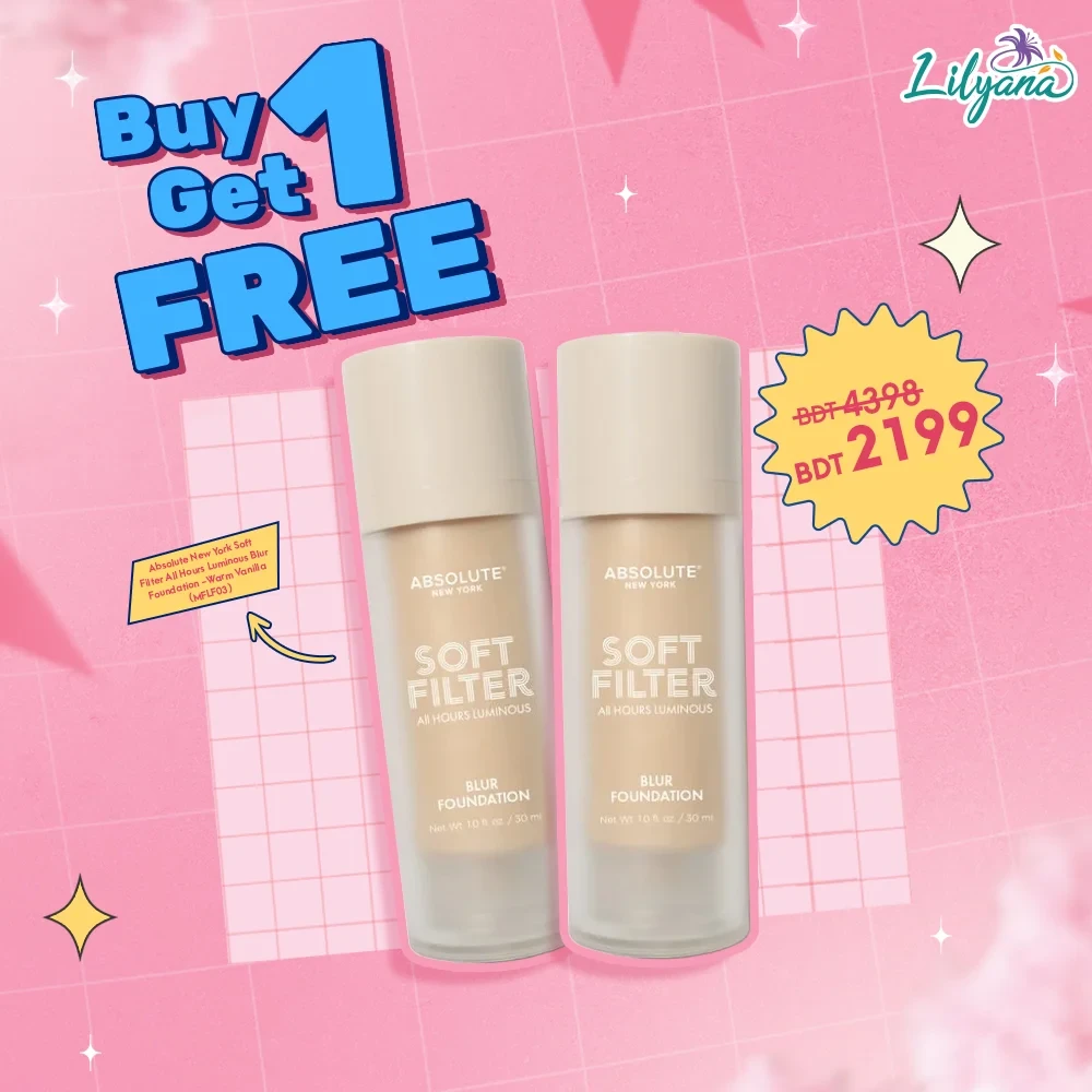 Absolute New York Soft Filter All Hours Luminous Blur Foundation - Warm Vanilla (MFLF03)