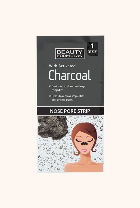 Beauty Formulas Activated Charcoal Nose Pore Strips - 6 Strips
