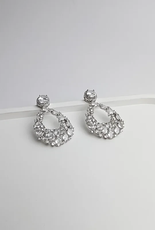 Crystal Halo Earrings