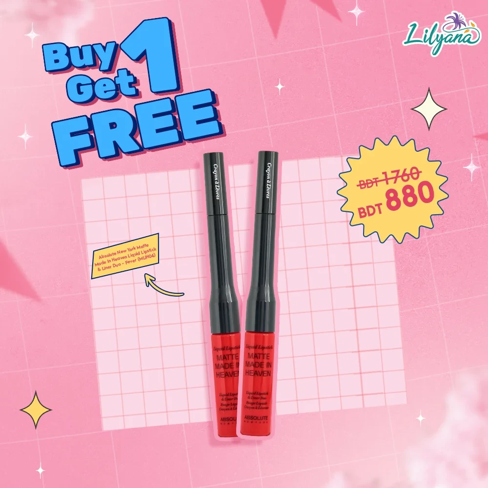 Absolute New York Matte Made In Heaven Liquid Lipstick & Liner Duo - Fever (MLIH04)