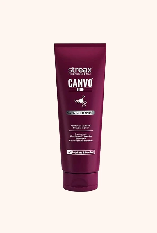 Streax Professional Canvoline Conditioner For Keratin Treated And Straightened - 240 g