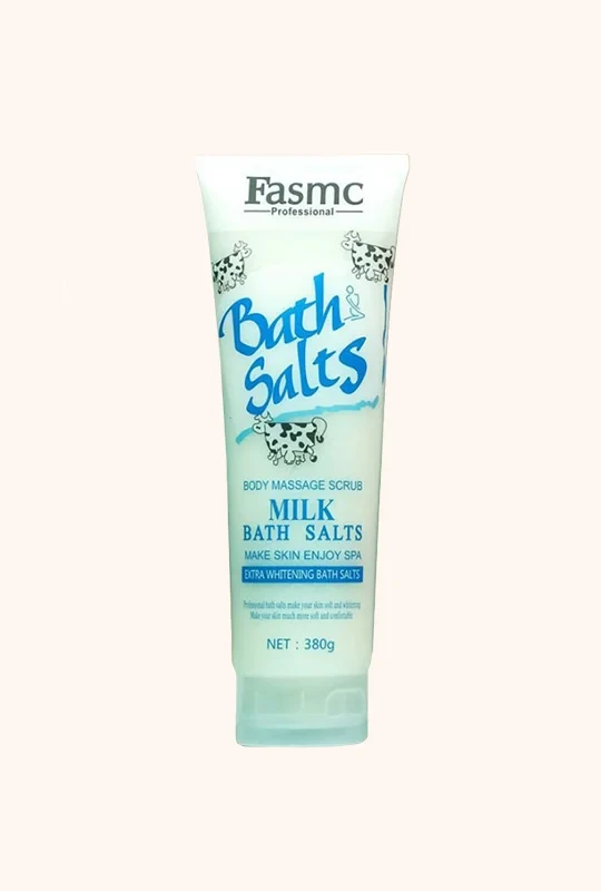 FASMC Milk Bath Salts Body Massage Scrub - 380 g