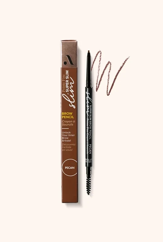 Absolute New York Super Slim Eye Brow Pencil Pecan -SSEB04