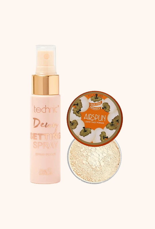 Loose Face Powder+Makeup Setting Spray