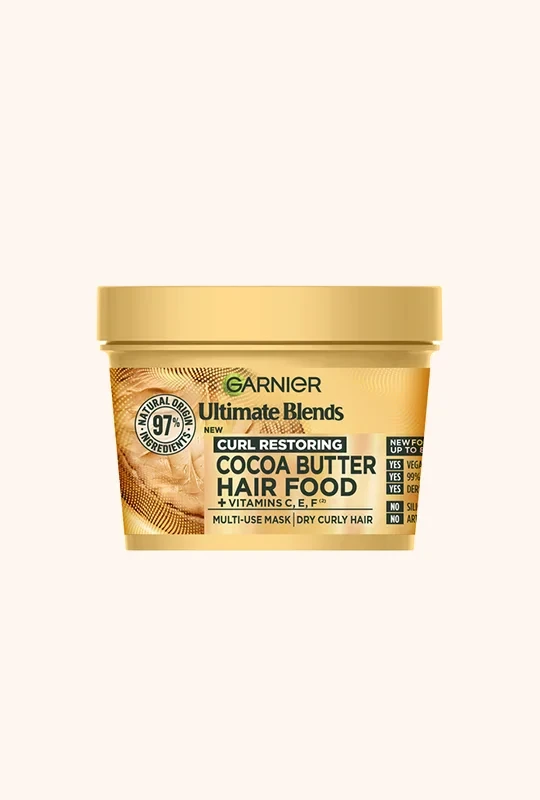 Garnier Ultimate Blends Hair Food Cocoa Butter Hair Mask - 400 ml