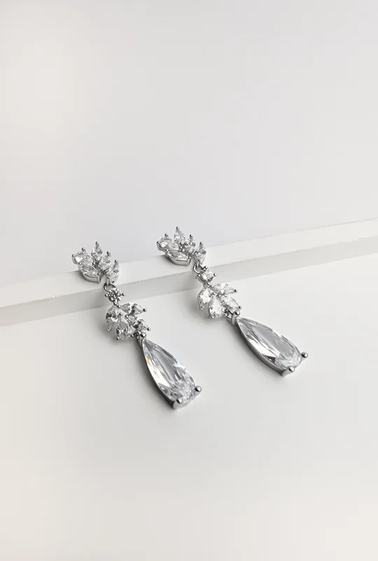 Leaf Teardrop Earrings