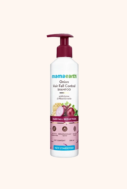 Mamaearth Onion Hair Fall Shampoo for Hair Growth and Hair Fall Control - 250ml