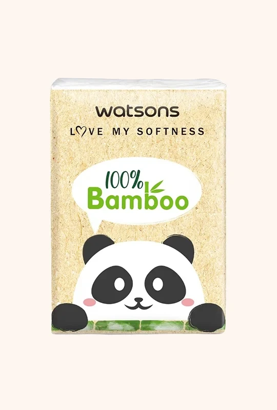 Watsons Love  My Softness Bamboo Pocket Tissue - 10 pcs