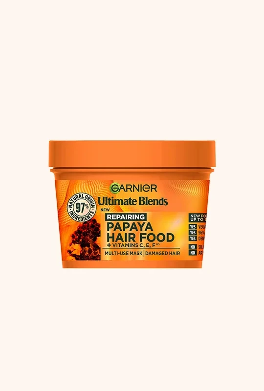 Garnier Ultimate Blends Repairing Papaya Hair Food Mask For Damaged Hair - 400 ml