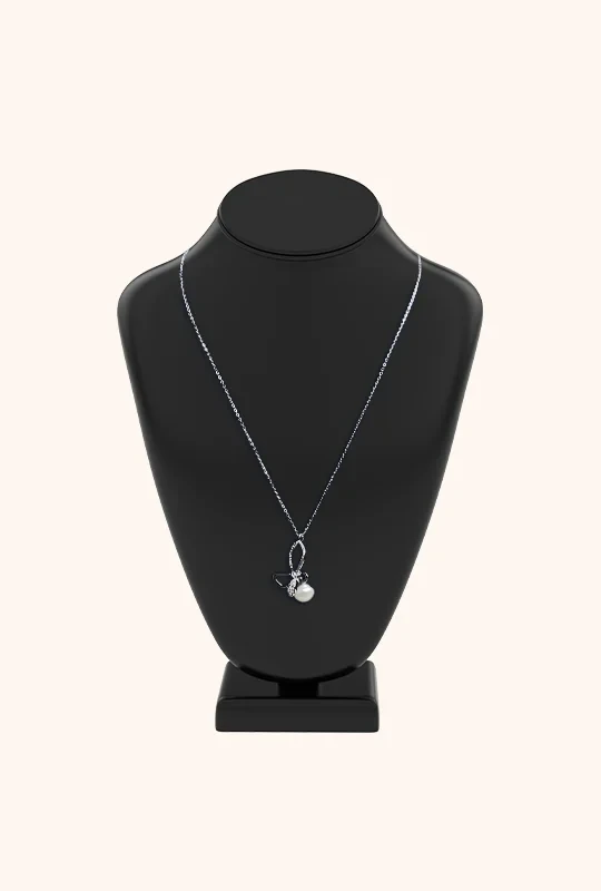 Bow Pearl Charm Pendant